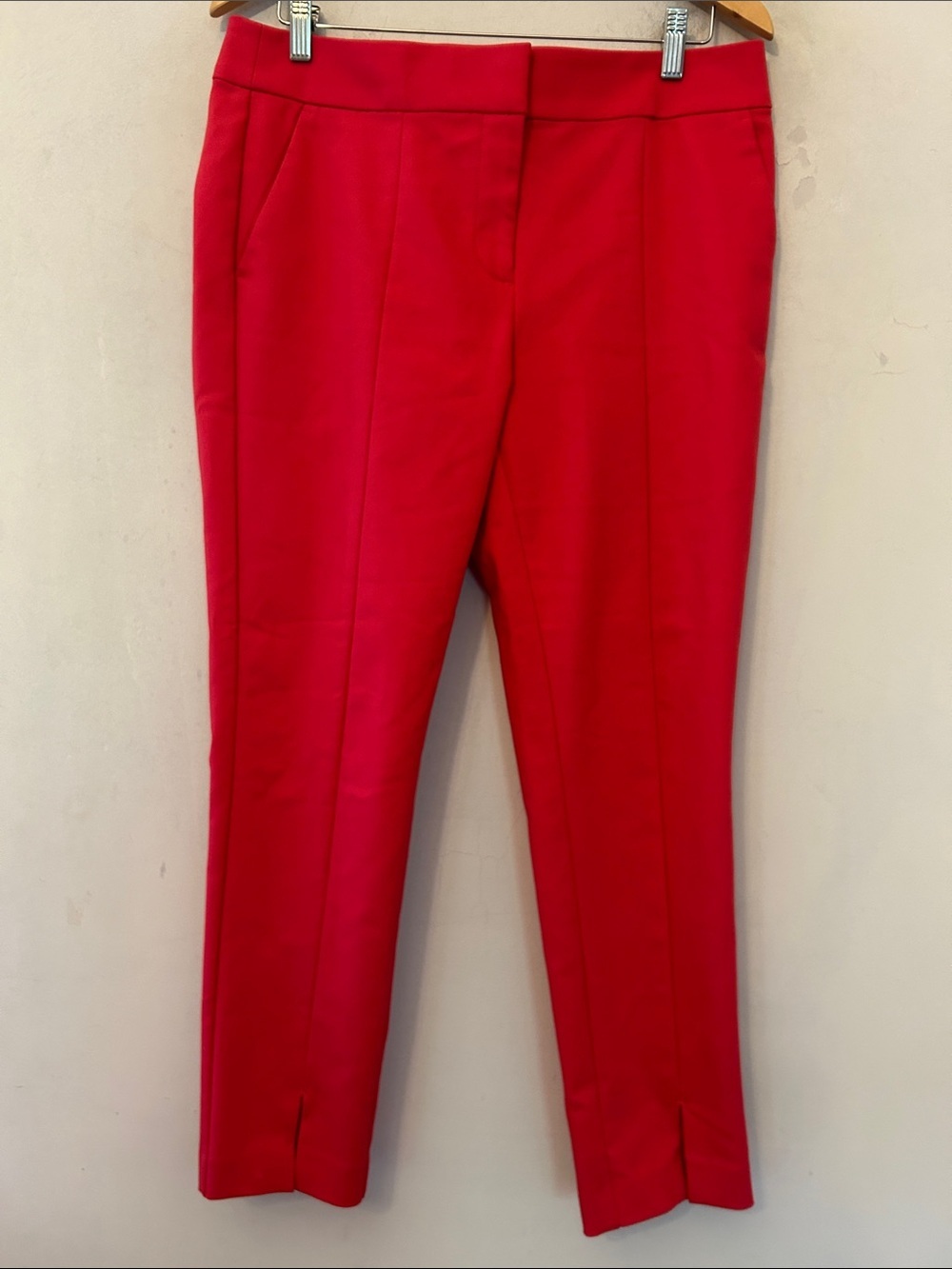 Loft Hot Pink Marisa Skinny pants  Size 10 EUC